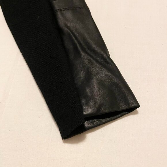 Danier Leather Blazer Jacket Womens 2XS Black - Picture 4 of 16